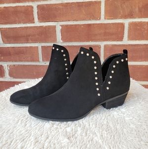 Black Studded Bootie Sam Edelman 6.5 NWT ankle